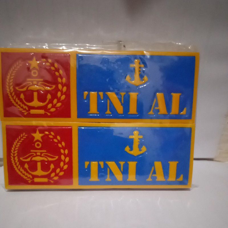 

stiker embos nopol TNI-AL
