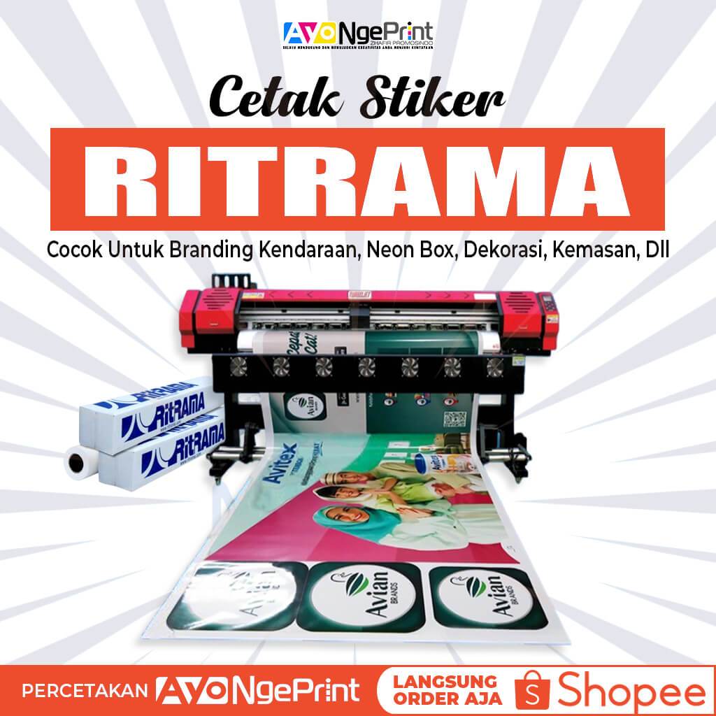 

Cetak Print Stiker Vinyl Ritrama Putih | Sticker Meteran Untuk Neon Box, Branding, Dekorasi