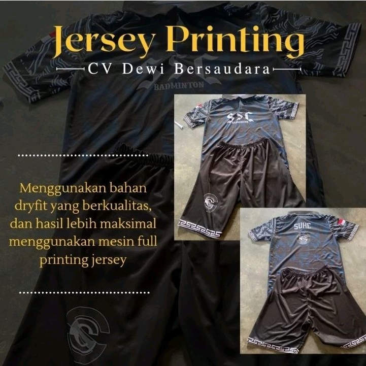 (KHUSUS JERSEY CUSTOM / BEBAS DESAIN) JERSEY CUSTOM | Jersey Stelan Custom | Jersey Atasan Custom