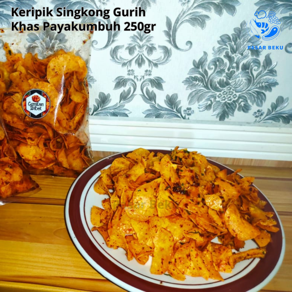 

Keripik Singkong Pedas Gurih Bibot Brand Khas Payakumbuh 250gr Camilan Khas Minang Padang Pasar Beku