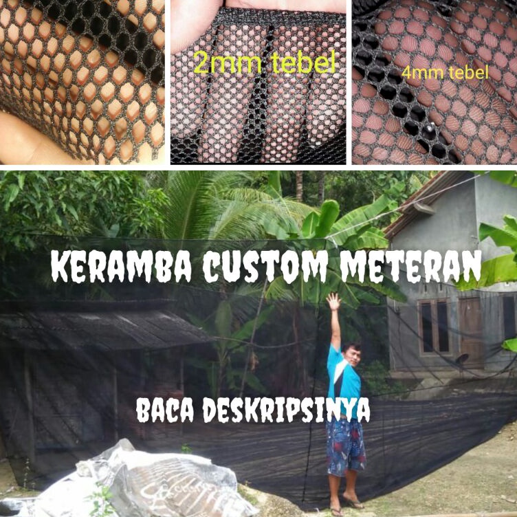 Kualitas Terkini  Jaring Ikan Meteran Keramba Ikan Custom dengan Jaring sarang tawon