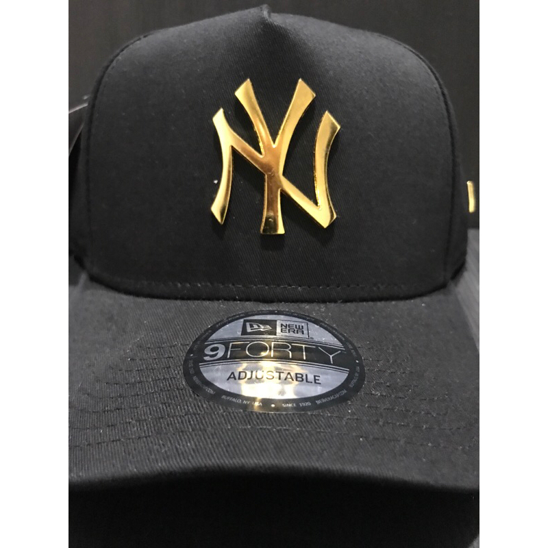 NY METAL TOPI HITAM LOGO HITAM SILVER PUTIH GOLD / TOPI BISBOL METAL LOGAM NY / NY