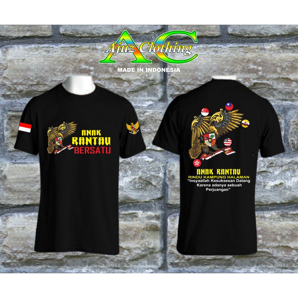 KAOS ANAK RANTAU INDONESIA BERSATU #KaosSablonPremium