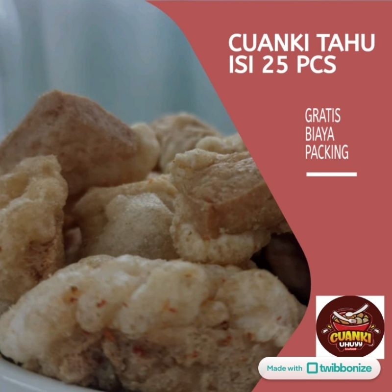 

Cuanki tahu pasung isi 25 pcs - toping baso aci - toping baso cuanki - toping seblak - mie instan