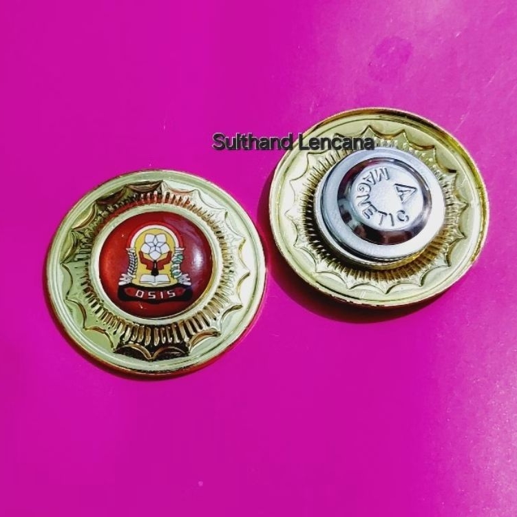 PIN OSIS SMP - PIN OSIS SMA MODEL PIN GERIGI MAGNET