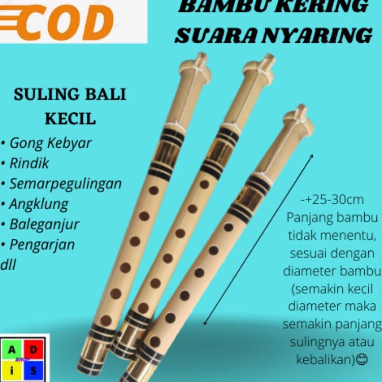 ART X43C alat musik seruling  suling Bali oleh oleh khas Bali suling gong kebyar  suling rindik angk