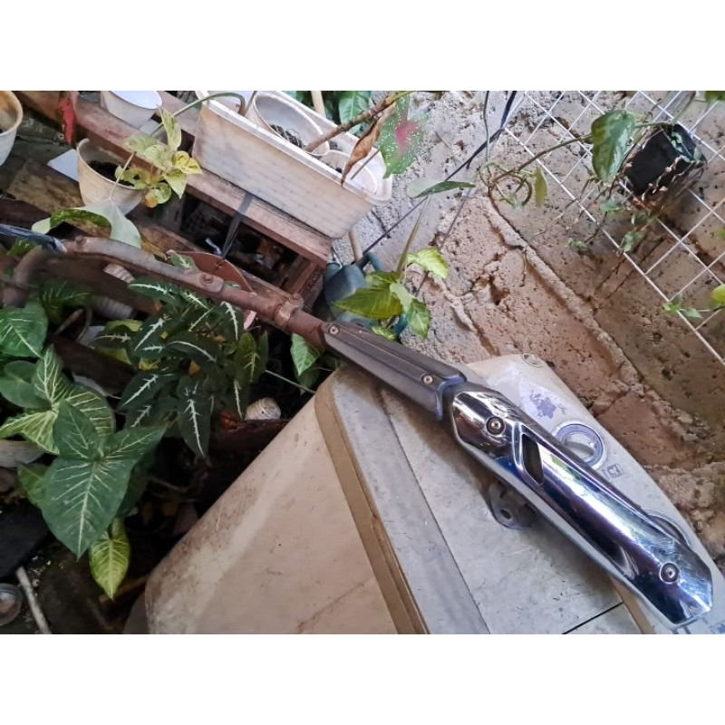 Knalpot Vega zr vega rr yamaha original ori copotan standar fullsystem fullset tinggal pasang ajah l