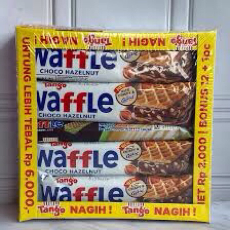 

Tango Waffle Choco Hazelnut 1Box 12+1 x 25gr-New !!!