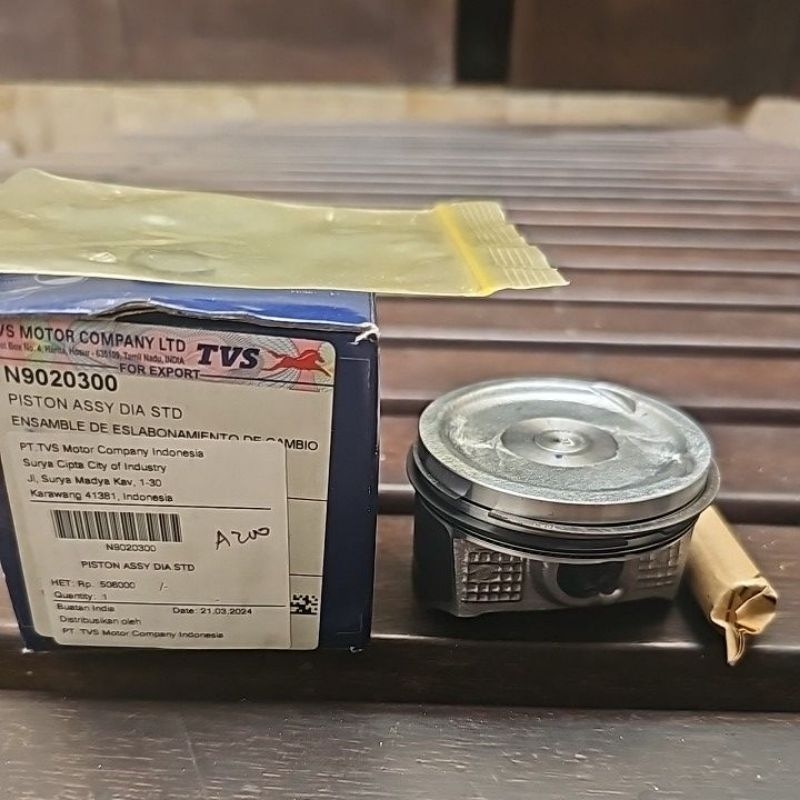 Piston Kit Apache 200 os standart TVS ori