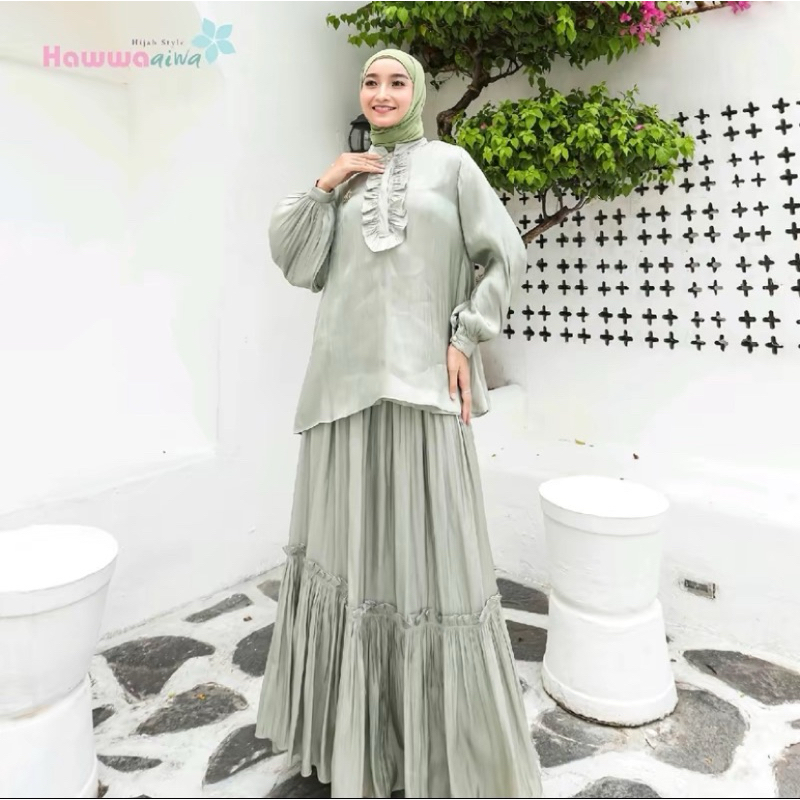 Hawwa Aiwa - Set Shimmer Silk Premium By Hawwa Aiwa