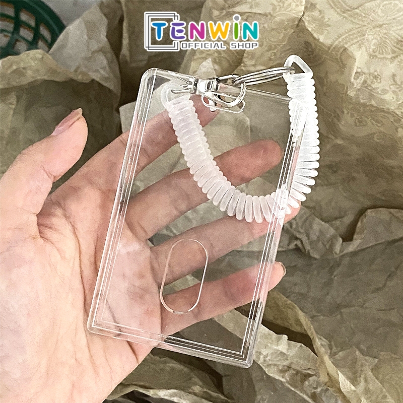 

tempat id card/id card holder aesthetic/photocard holder Holder Id Card Acrylic Id Card 2 sisi Tempat Kartu -Tenwin