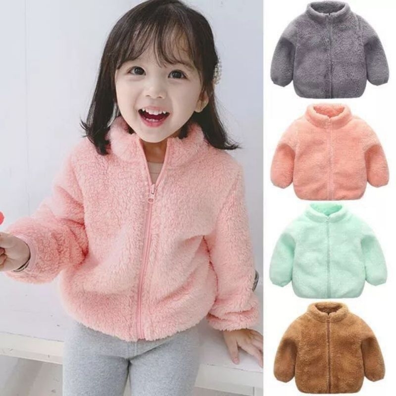 jaket anak sherpa