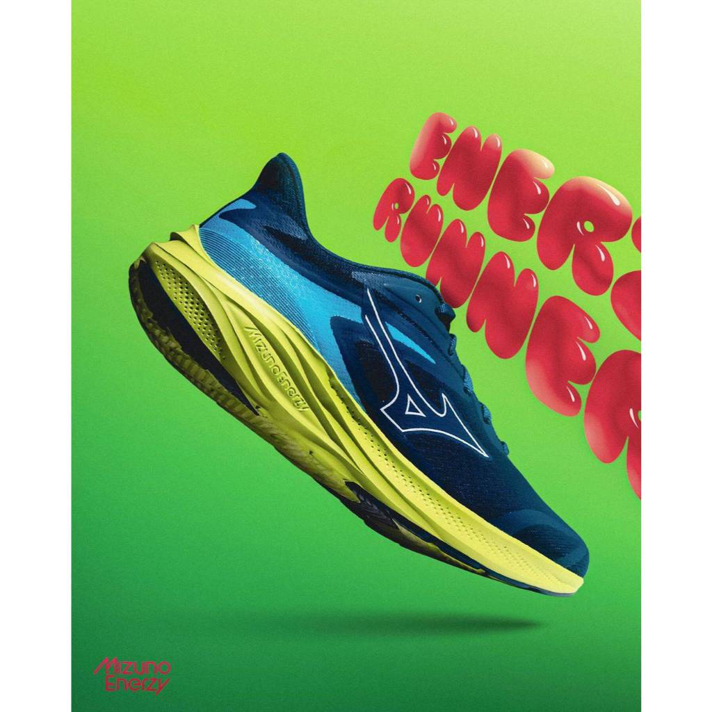 mizuno enerzy runnerz navy peony white sepatu running mizuno original