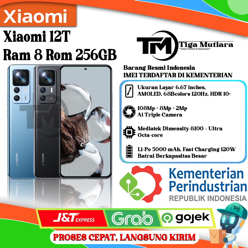 Xiaomi Mi 12T Ram 8 Rom 256GB