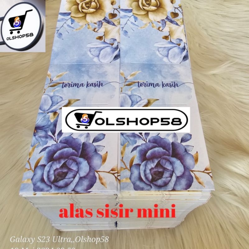 

( isi 100lembar) kertas alas sisir mini/sendok garpu set dll