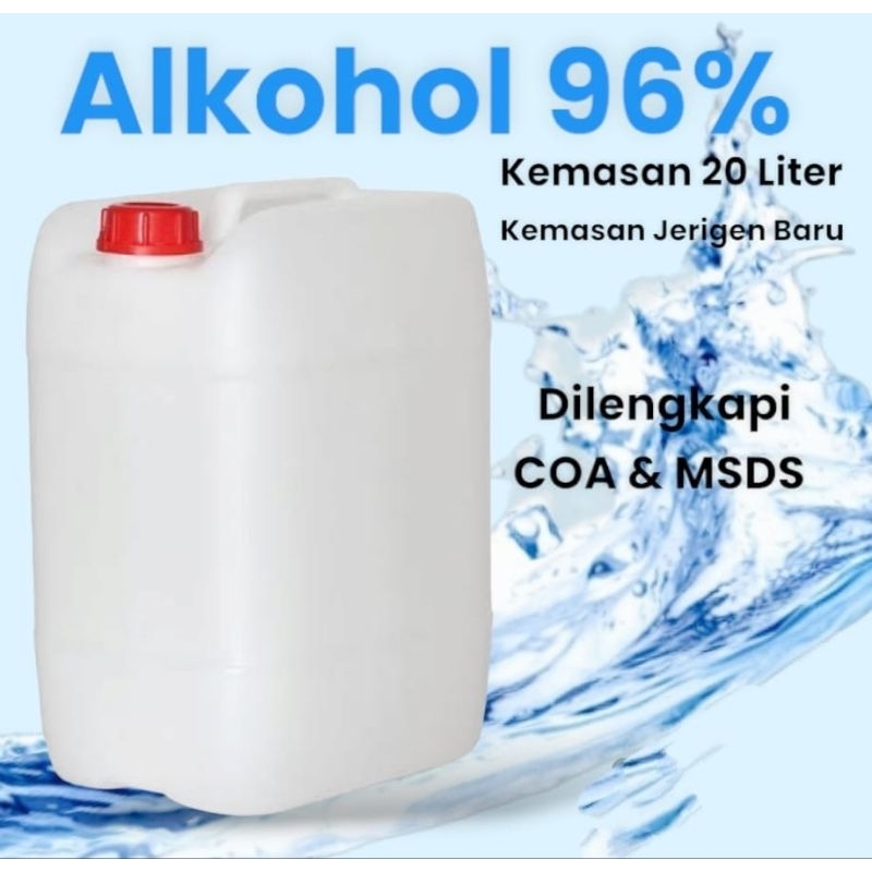 Alkohol 96% , Non food grade, 20 liter
