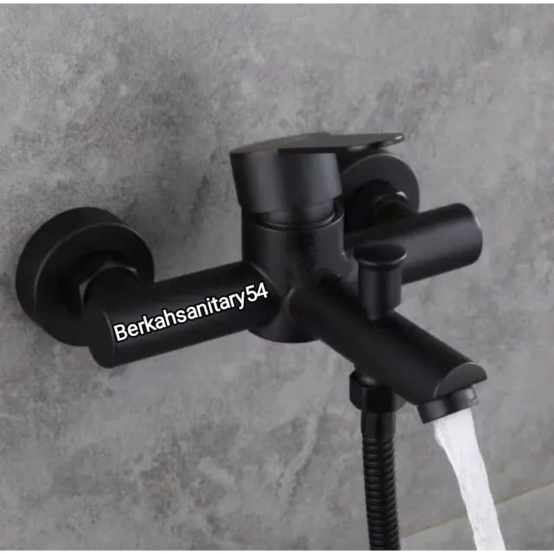 Kran Bathub Panas Dingin Stainless Sus 304 Hitam/Dove/Kran Shower Panas Dingin
