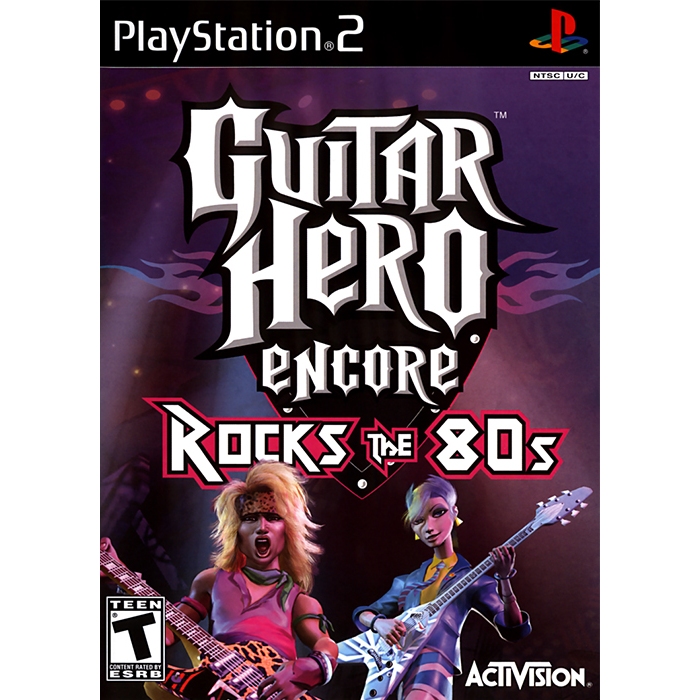 Kaset Playstation 2 - Guitar Hero Encore Rocks the 80s