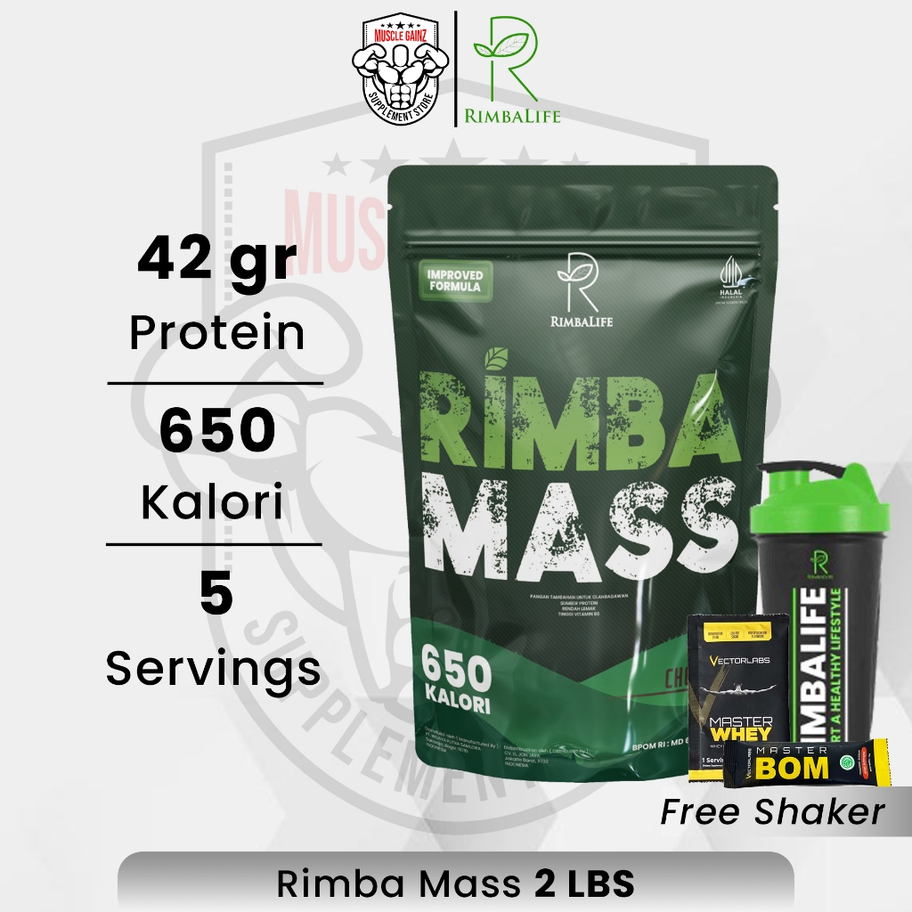 Rimba Mass Gainer Susu penambah berat badan susu protein rimbamass