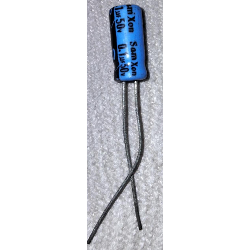 CAP ELCO 0.1UF - 50V