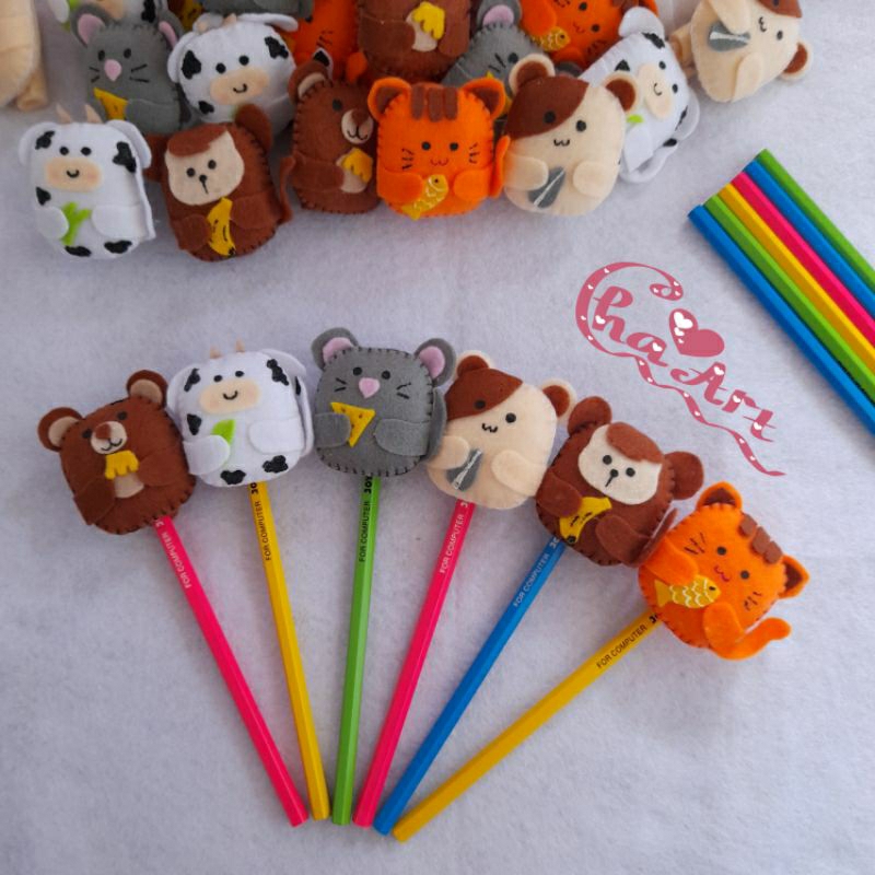 

Pensil hias boneka hewan/pensil karakter