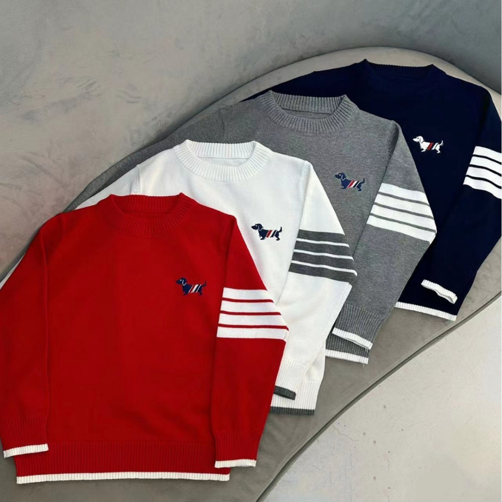 (LR CSW543) Outwear Sweater Rajut Long Sleeve | Atasan Lengan Panjang Anak Laki-laki & Perempuan | B