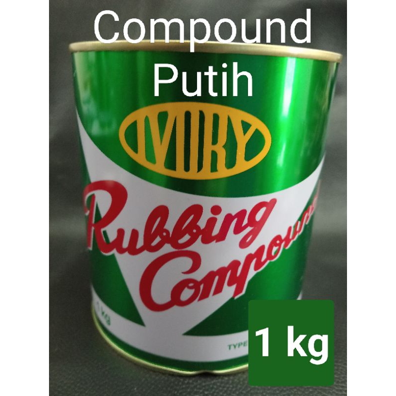 Ivory rubbing compund putih1kg. poles mobil/motor/cat dico