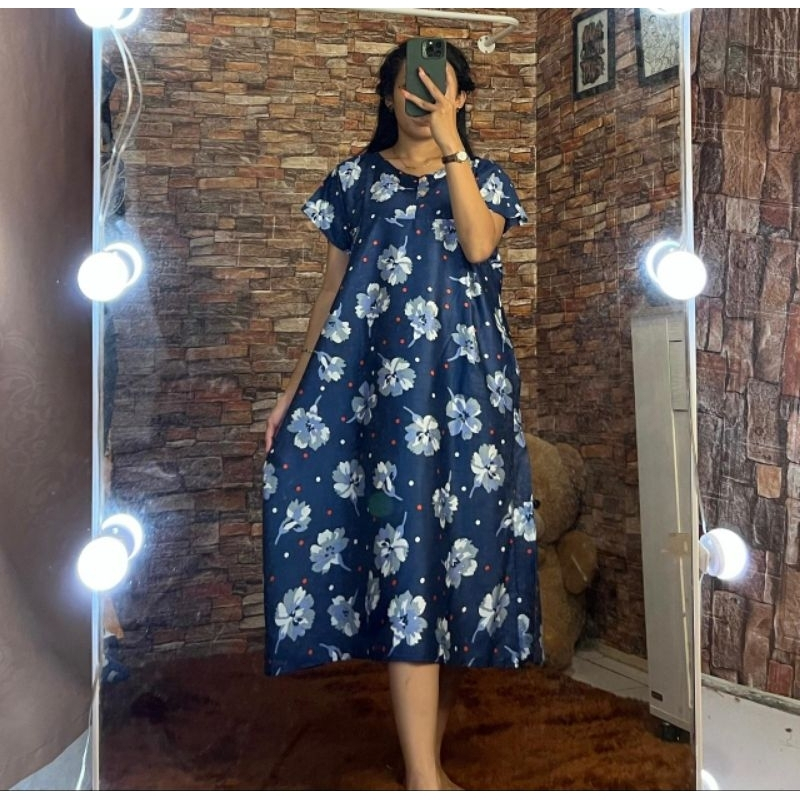 daster payung daster kancing depan daster batik dress daster wanita daster busui rayon baju tidur wa