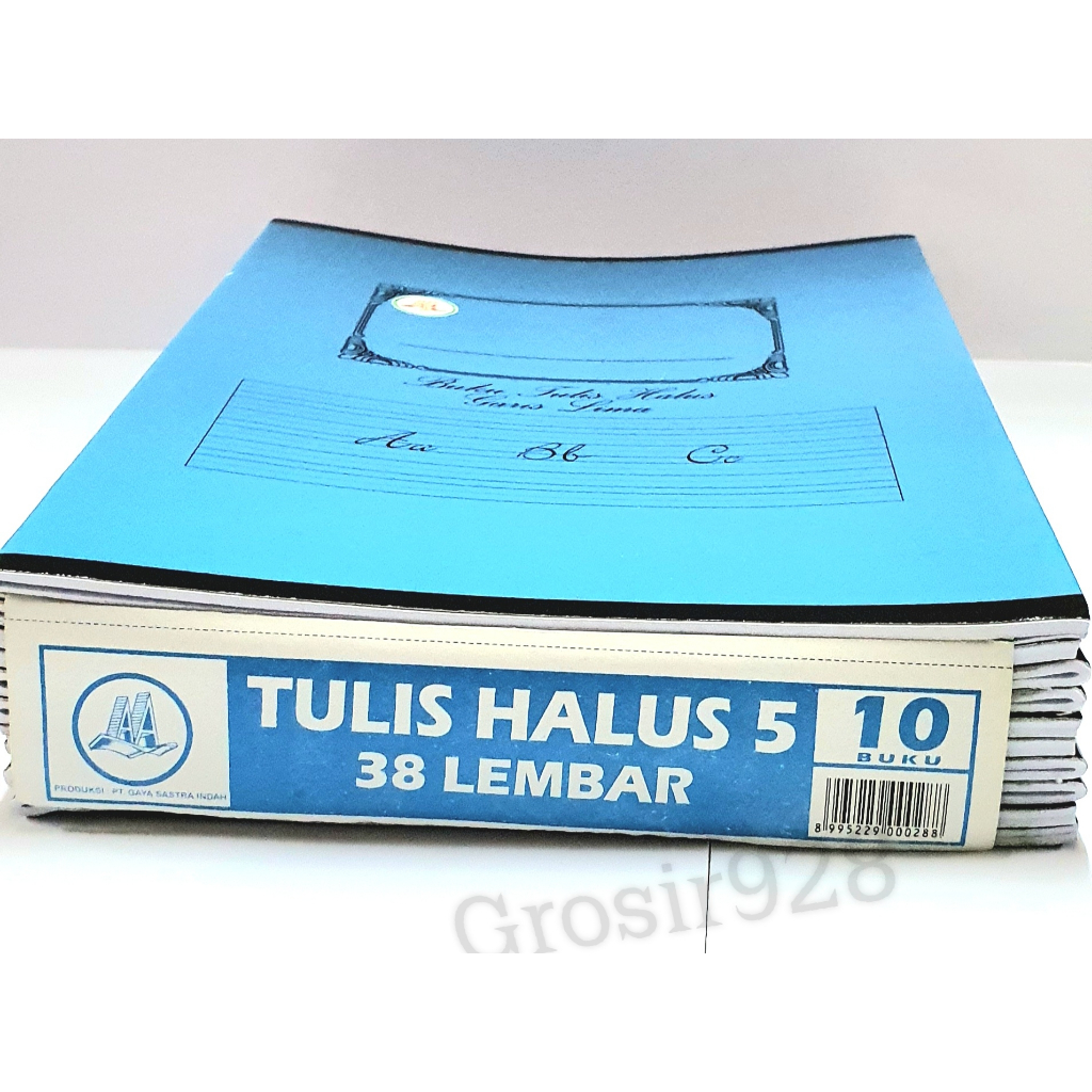 

Buku Tulis Halus / Garis 5 AA isi 38 lembar (Per 10 buku)