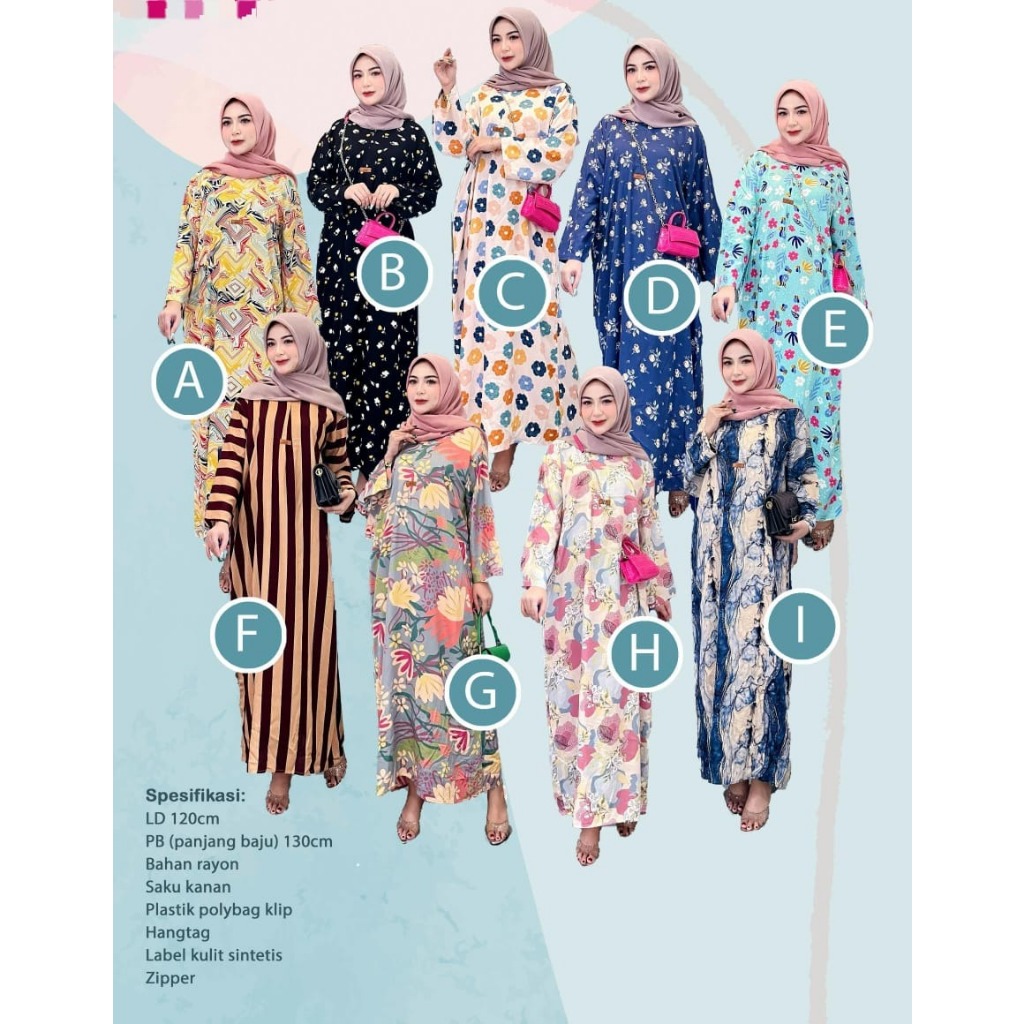 AZP Daster Gamis Dasmis Dewasa Soraya