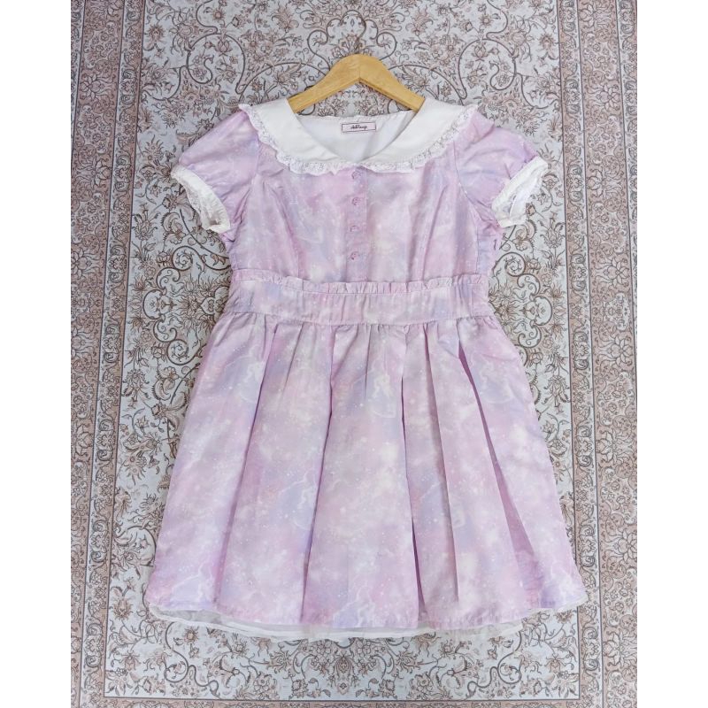 ank rouge galaxy purple dress