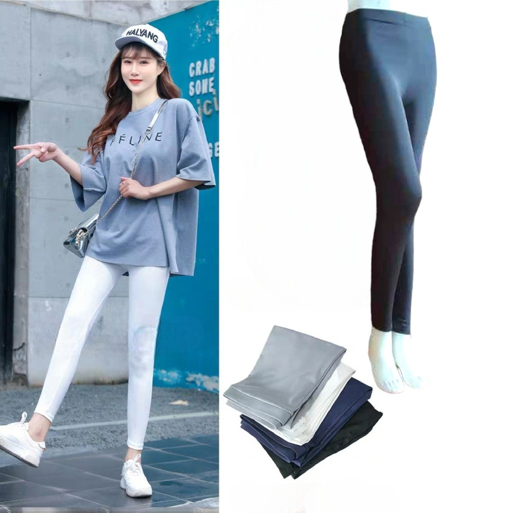 Legging Panjang Spandex Premium Ukuran Std & Jumbo