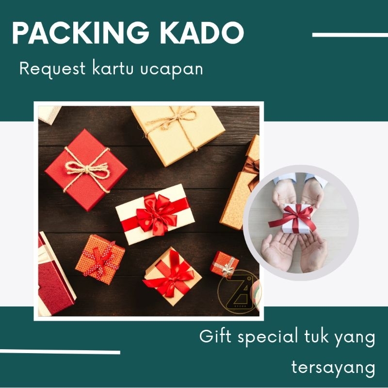 

Packing kado dan kartu ucapan