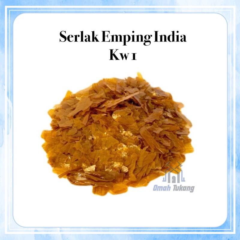 Sirlak / Serlak Emping India ASLI Kualitas Terjamin / Serlak Politur Kayu Harga +- 1 Ons