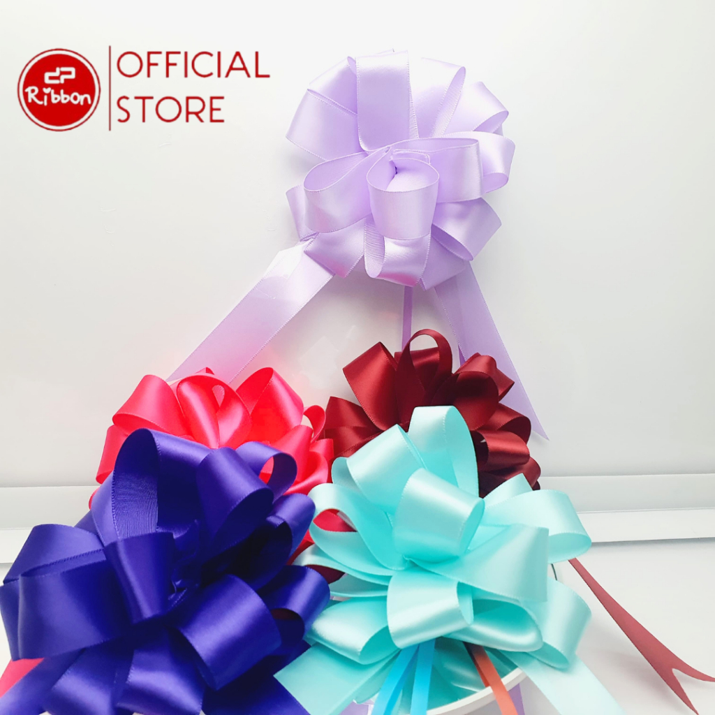 

Pita Tarik Bahan SATIN 25 mm Decoration Fresh Flower Packaging Plastic Pull Flowers Gift Hiasan Parcel Kado Souvenir RIBBON