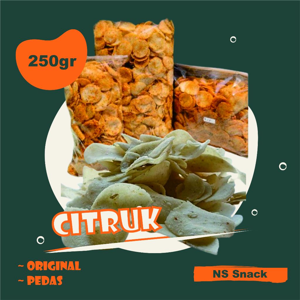 

CITRUK SNACK CEMILAN PEDAS 250 gram