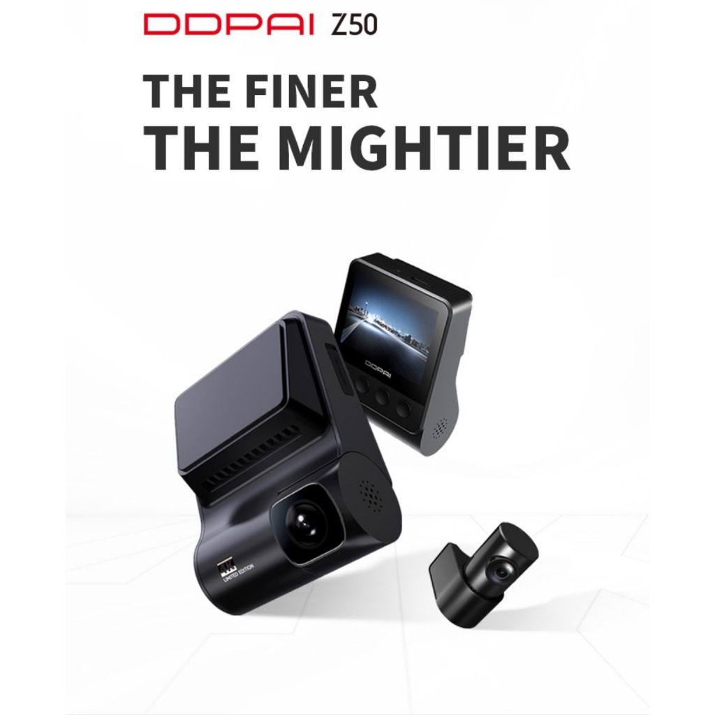 Dashcam DDPAI Z50 Resolusi 4K Kamera mobil Depan dan Belakang