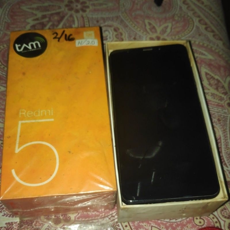 LCD copotan Original redmi 5 rosy