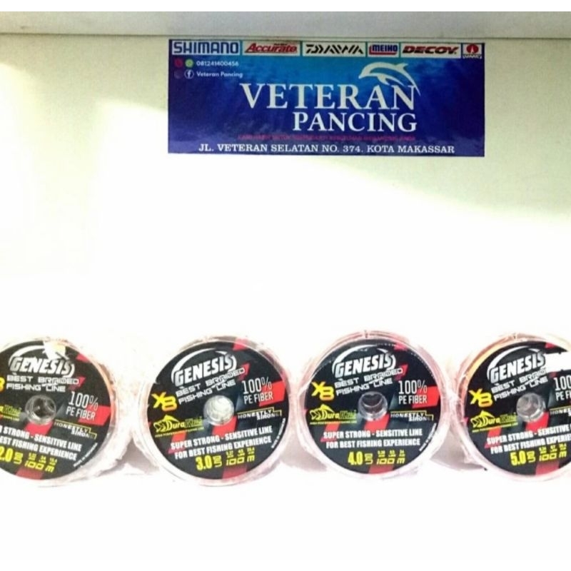 Senar PE Genesis X8 /PE  Duraking Genesis