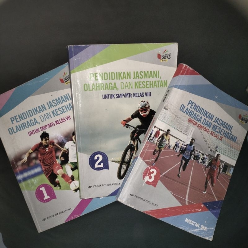 

Buku Pendidikan Jasmani,Olahraga, Dan Kesehatan Buku sekolah PJOK/Penjas untuk kelas 1,2,3 SMP atau VII,VIII,IX penerbit erlangga buku pelajaran buku sekolah pendidikan jasmani dan kesehatan kurikulum 2013 revisi