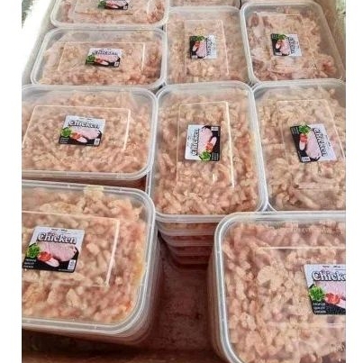 

Daging Ayam giling bagian Dada premium ± 500gr