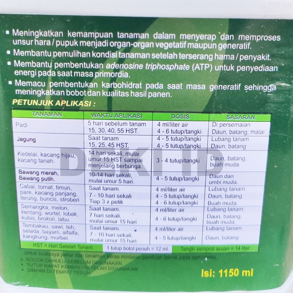 Pupuk Asam Amino Fulvat Humat Tanaman Vigorin 1 Liter Aminosan Organik Cair Nutrisi Anggur Buah