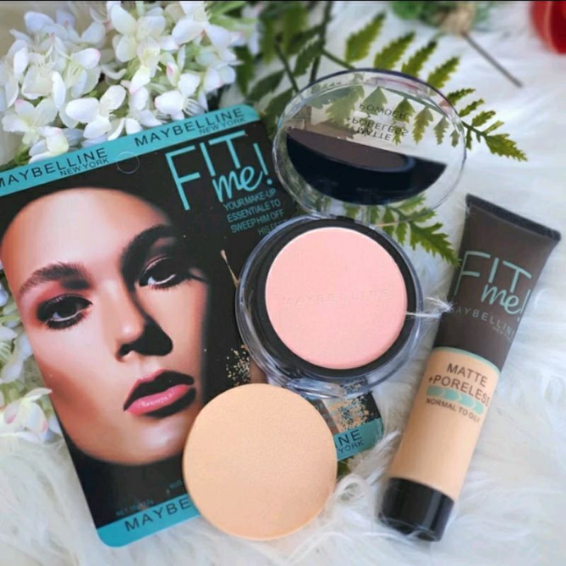 Maybelline Fitme set 2in1 bedak & foundation