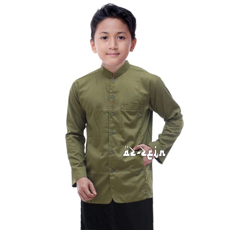 kualitas super baju koko ammu anak laki laki koko haibah anak laki laki lengan panjang
