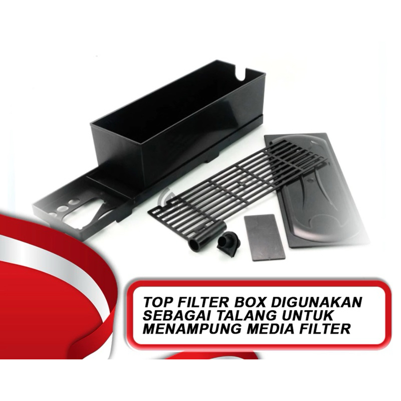 TOP FILTER BOX AQUARIUM FILTER ATAS lukines KOSONG JUMBO BESAR XL