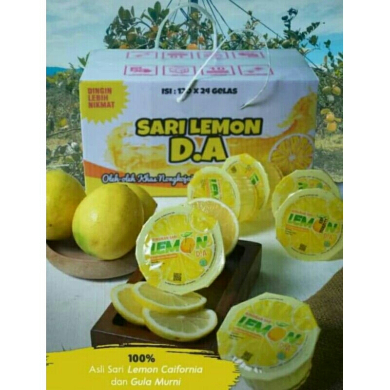

Sari Lemon D.A | Minuman Kemasan Jeruk | Minuman Gelas Cup