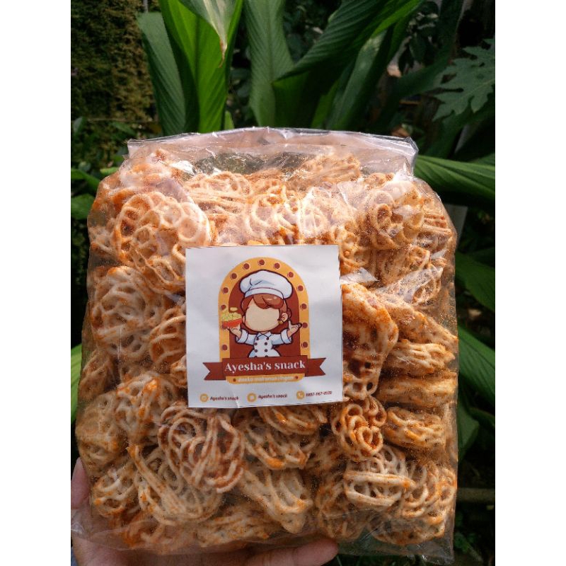 

kerupuk Rafael 500gr | kerupuk mawar pedas | kerupuk seblakk Rafael | kerupuk pedas