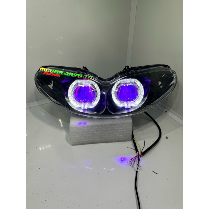 MIKA REFLEKTOR LAMPU SEMI ALA BILED JUPITER Z LAMA BIILED