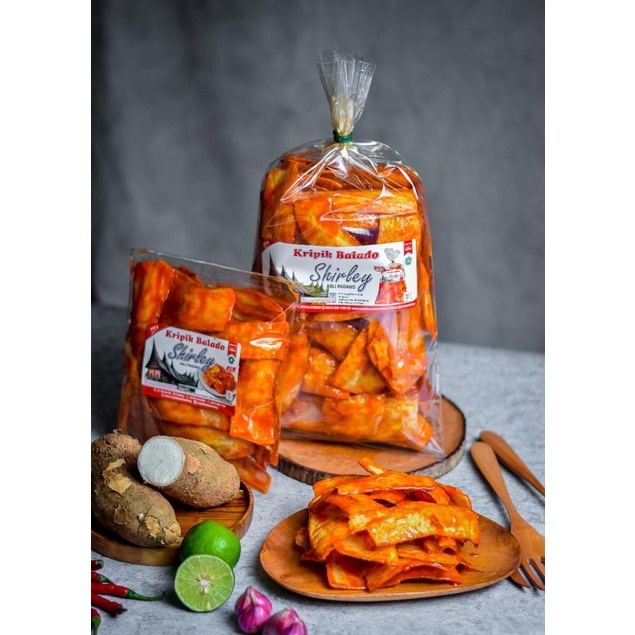 

Murah keripik balado sanjay shirley asli padang 25g panjang
