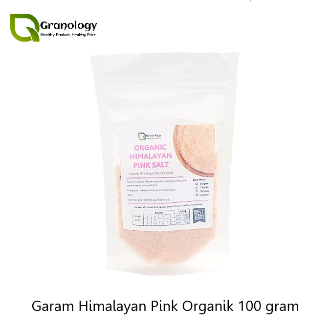 

Organic Pink Himalayan Salt / Garam Himalaya Halus (100 gram) by Granology